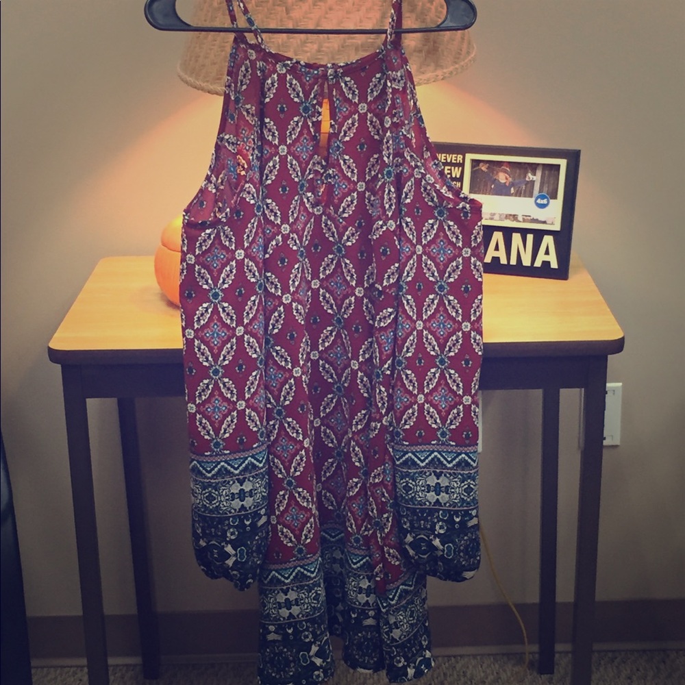 Cold shoulder dress